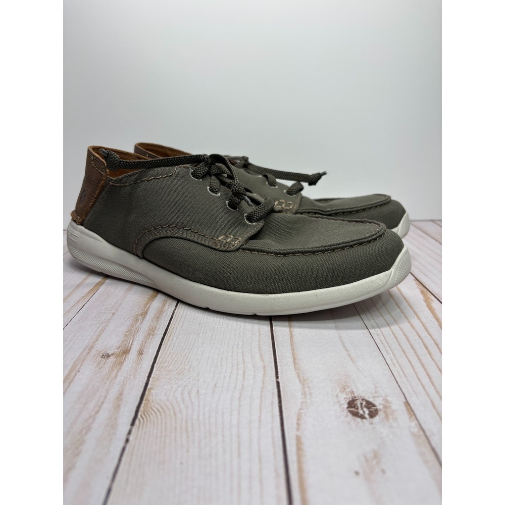 Clarks Men's Gorwin Lace Sneaker Olive Size 8M